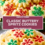 Classic Buttery Spritz Cookies Pin 1