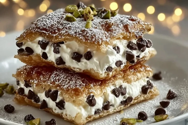 Classic Cannoli Squares