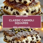 Classic Cannoli Squares Pin 1