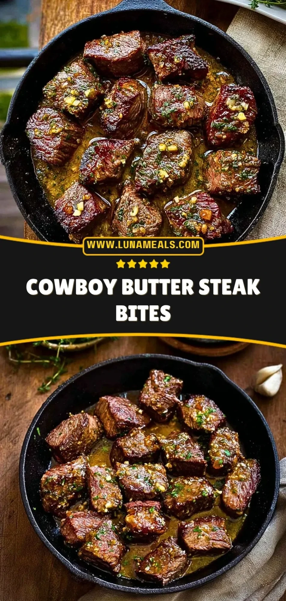Cowboy Butter Steak Bites (3)