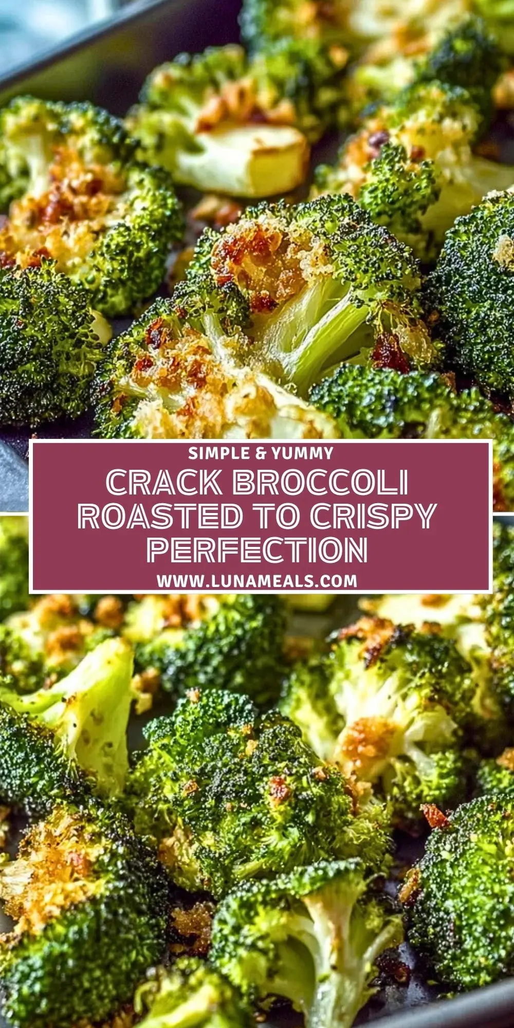 Crack Broccoli Roasted to Crispy Perfection Pin 1
