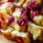 Cranberry Brie Pull-Apart Bread 1