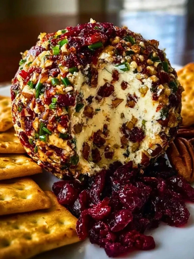 Cranberry Pecan Cheese Ball (1)