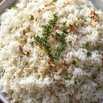 Creamy Parmesan Garlic Butter Rice