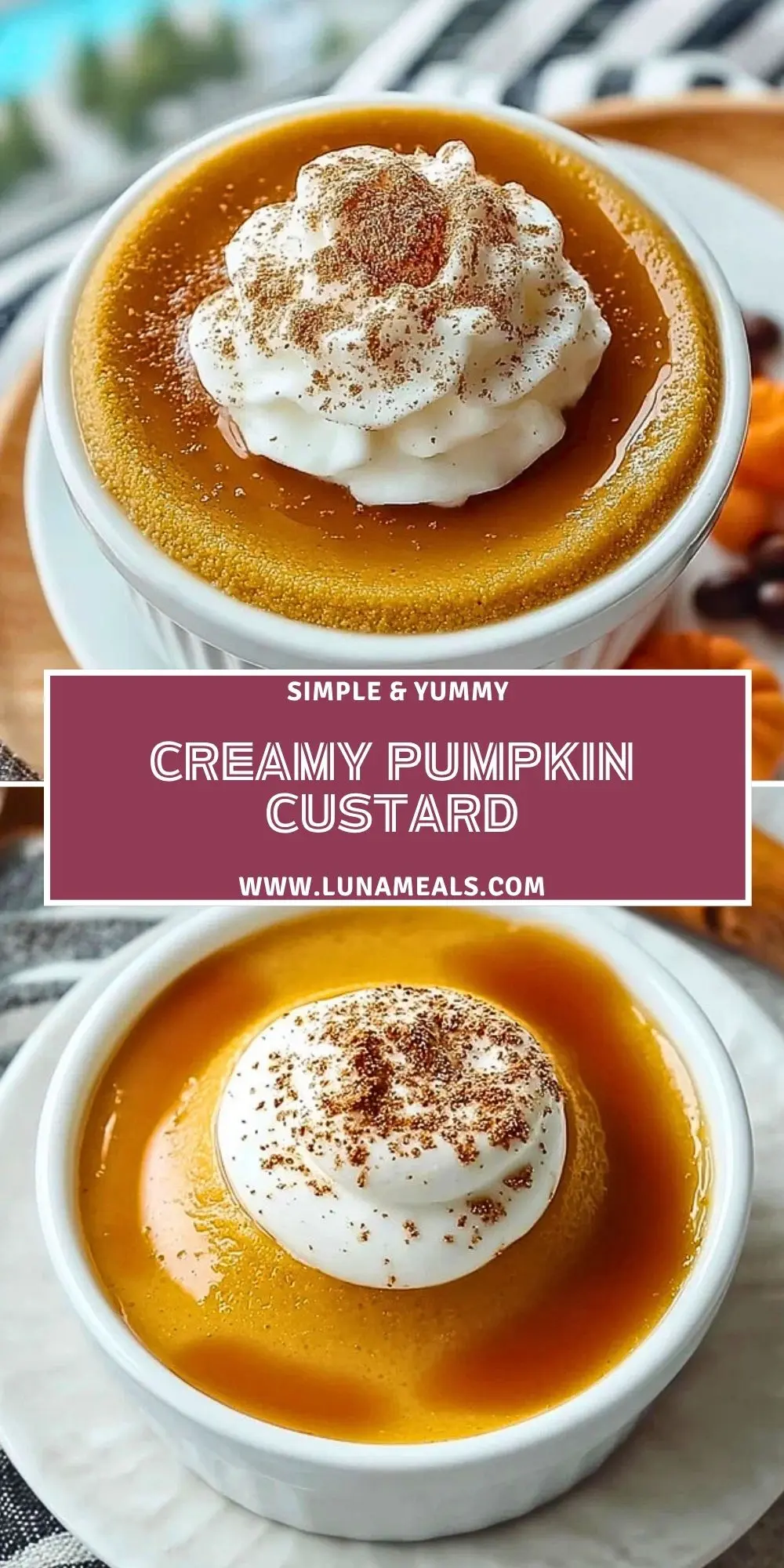 Creamy Pumpkin Custard Pin 1