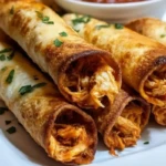 Easy Baked Chicken Taquitos