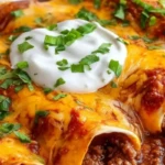 Easy Cheesy Ground Beef Enchiladas