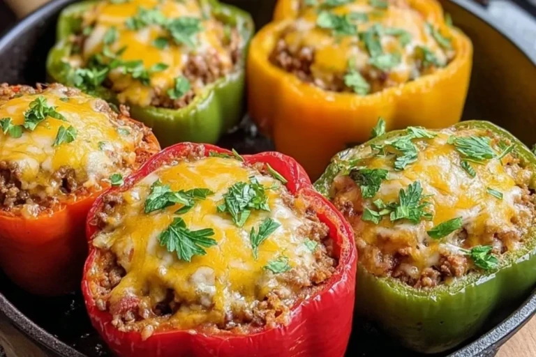 Easy Stuffed Bell Peppers 1