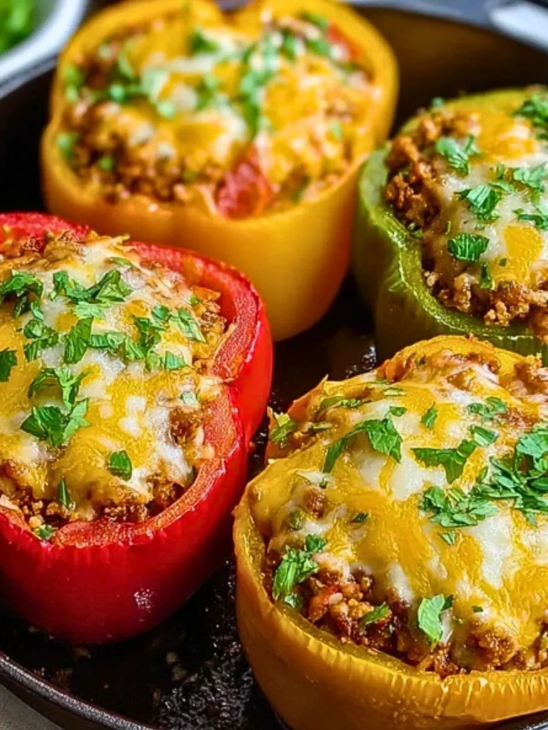 Easy Stuffed Bell Peppers 2