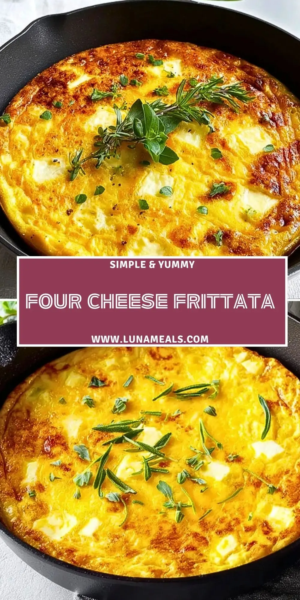 Four Cheese Frittata Pin 1