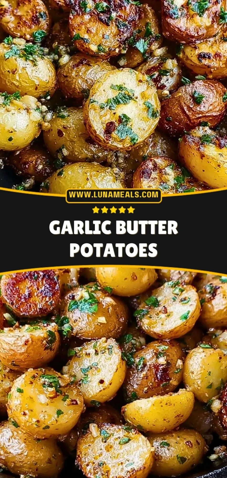 Garlic Butter Potatoes Pin 2