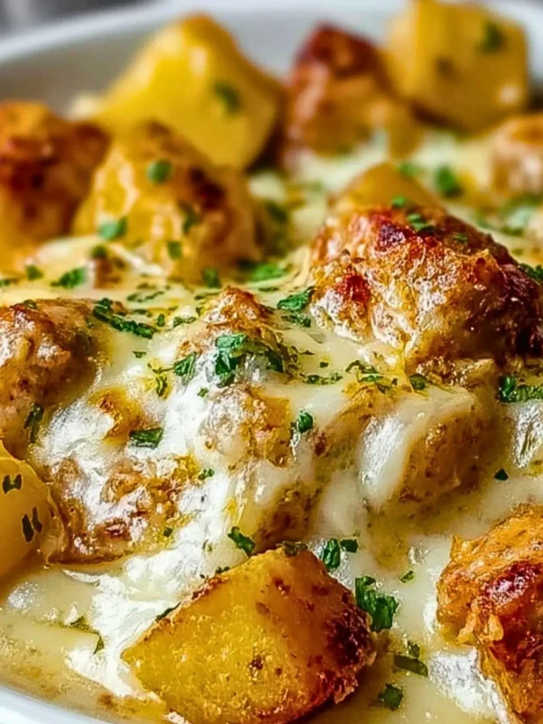 Garlic Parmesan Crockpot Chicken and Potatoes (1)