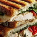 Grilled Chicken Panini Sandwich