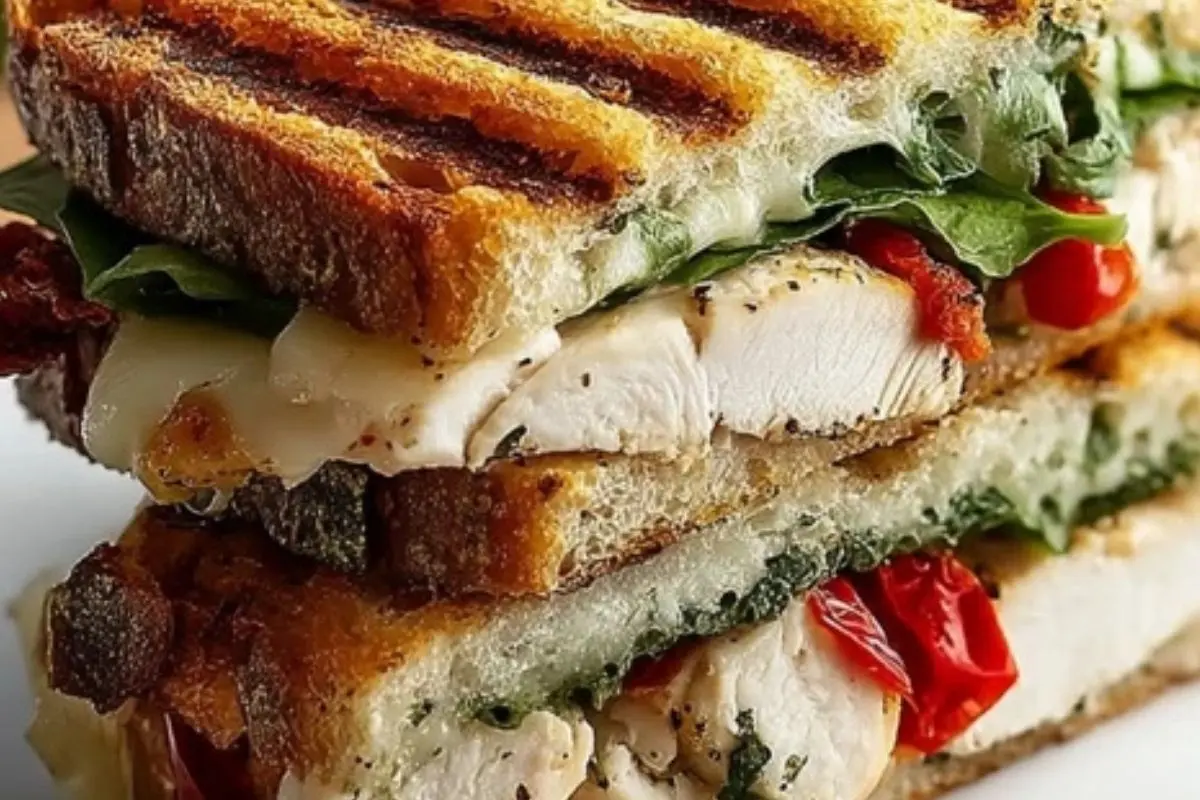 Grilled Chicken Panini Sandwich