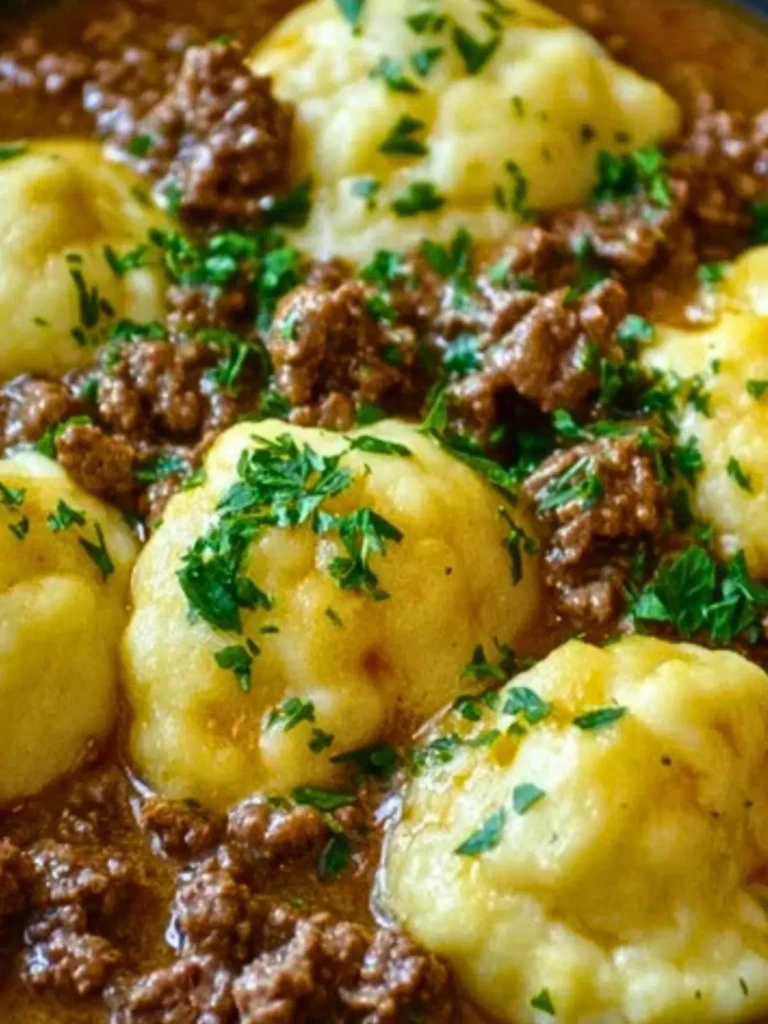 Ground Beef and Dumplings (1)