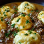 Ground Beef and Dumplings