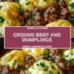 Ground Beef and Dumplings Pin 1