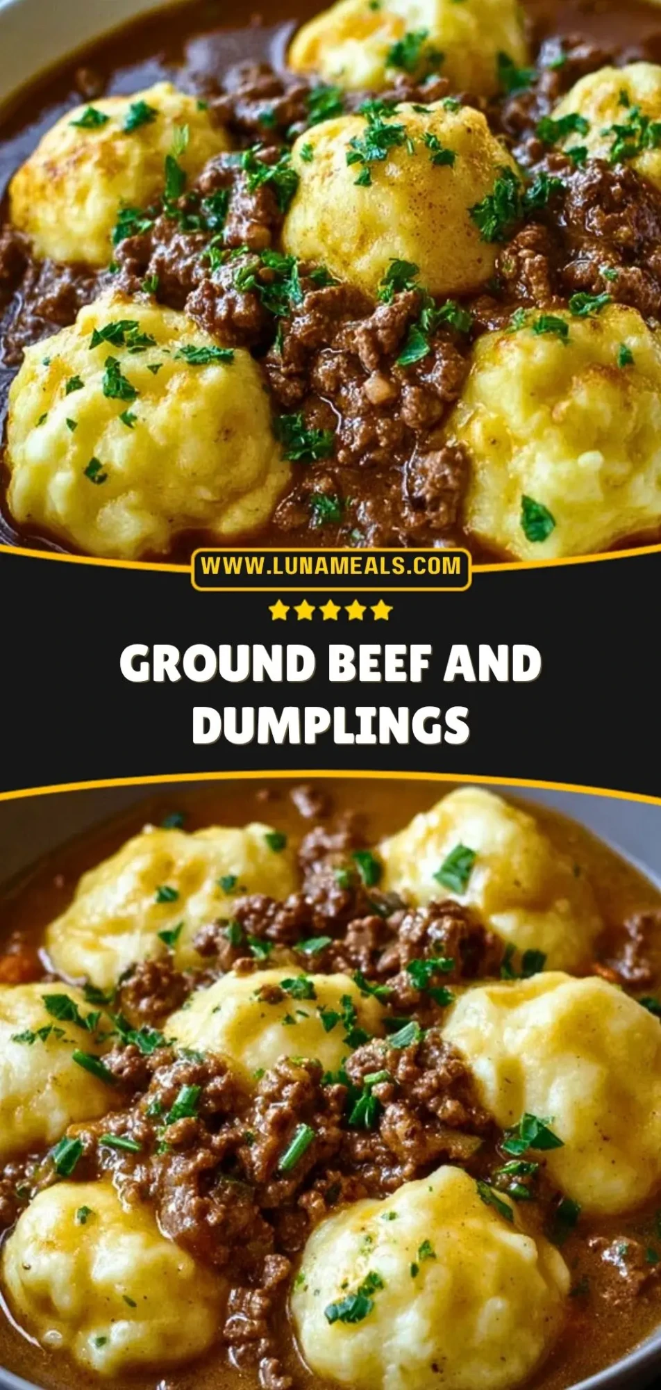 Ground Beef and Dumplings Pin 2