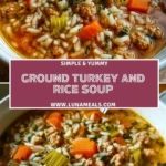 Ground Turkey and Rice Soup (2)