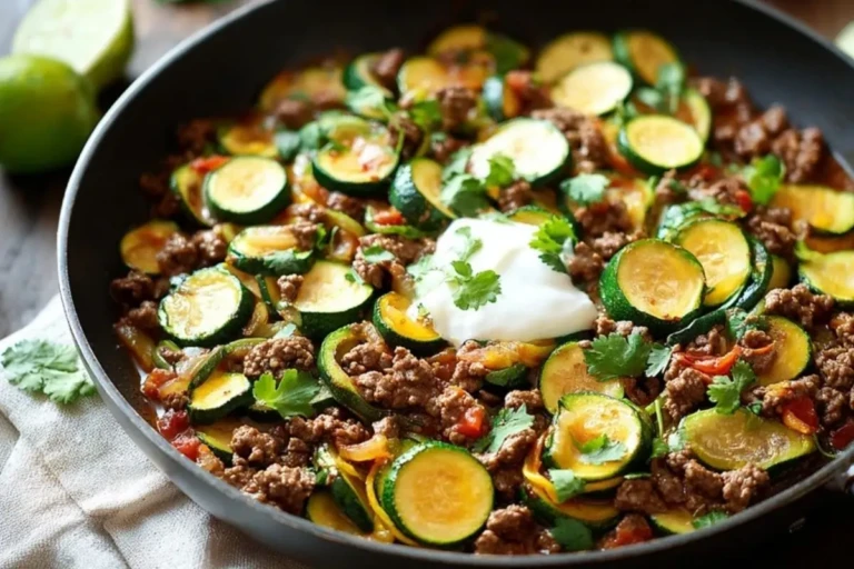 Healthy Zucchini Beef Stir-Fry