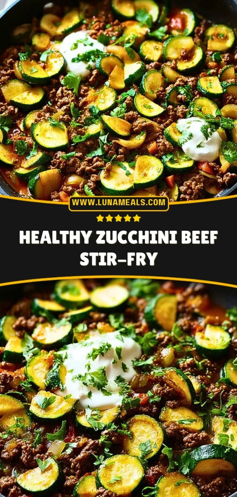 Healthy Zucchini Beef Stir-Fry Pin 2