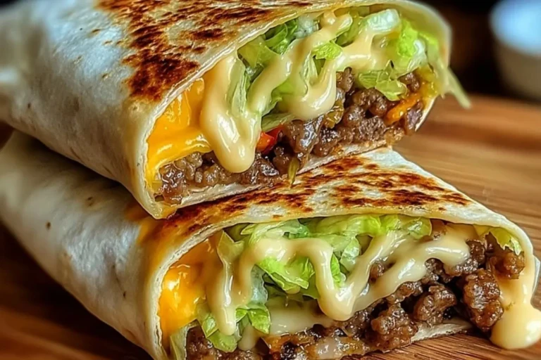 Homemade Big Mac Wraps 1