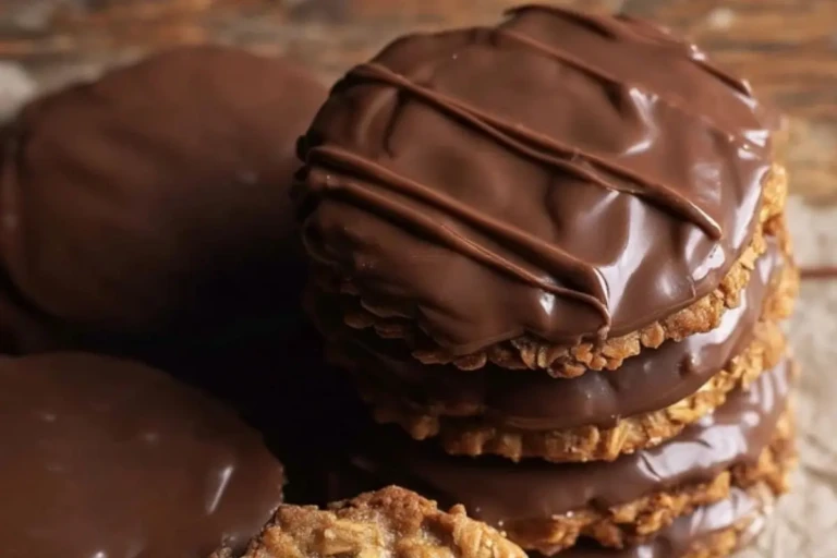Homemade Chocolate Hobnobs