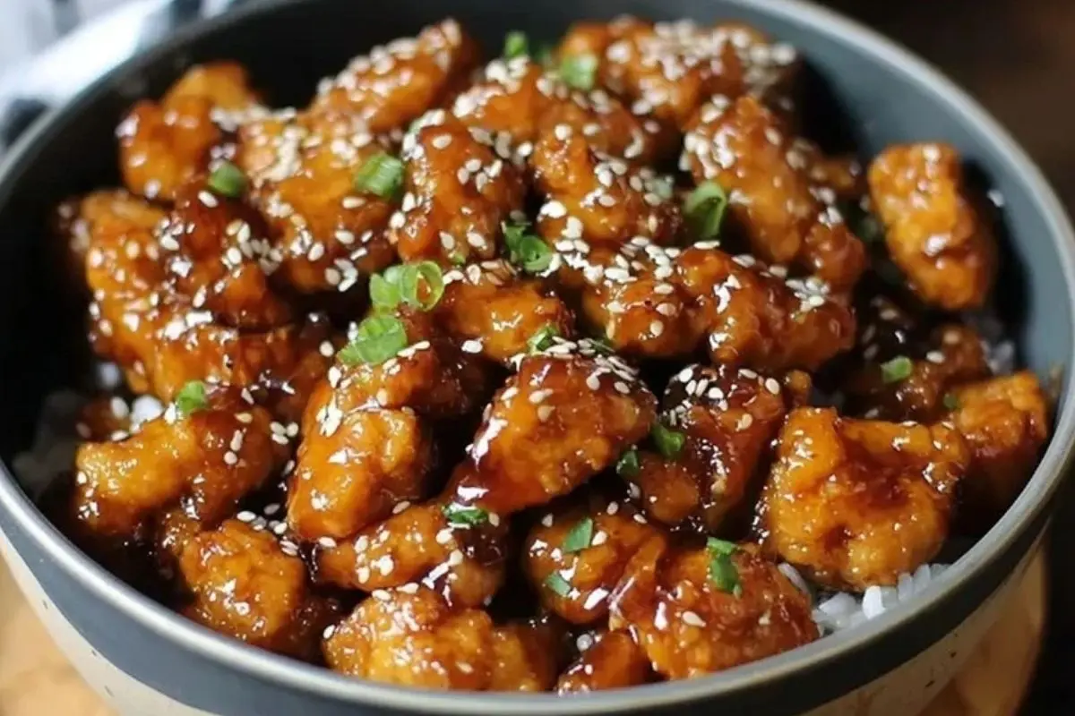 Honey Sesame Chicken 1