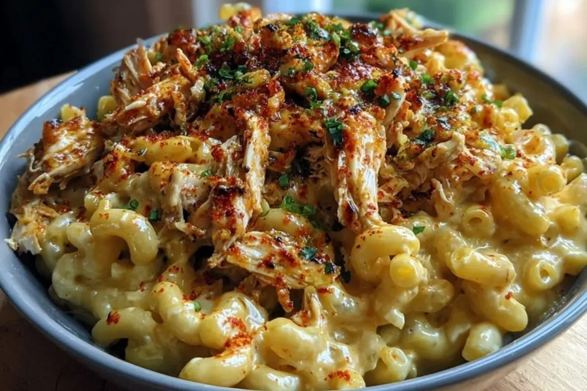 Hot Honey Chicken Mac n Cheese 1
