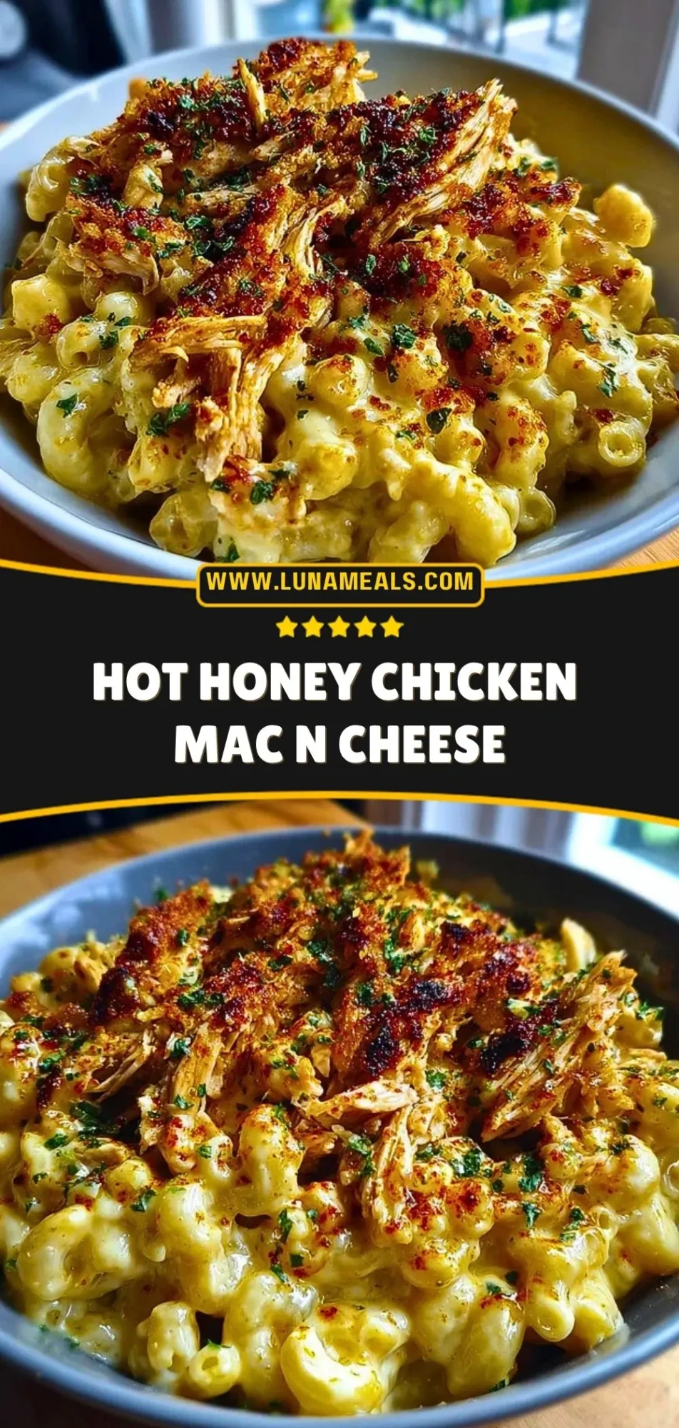 Hot Honey Chicken Mac n Cheese Pin 2