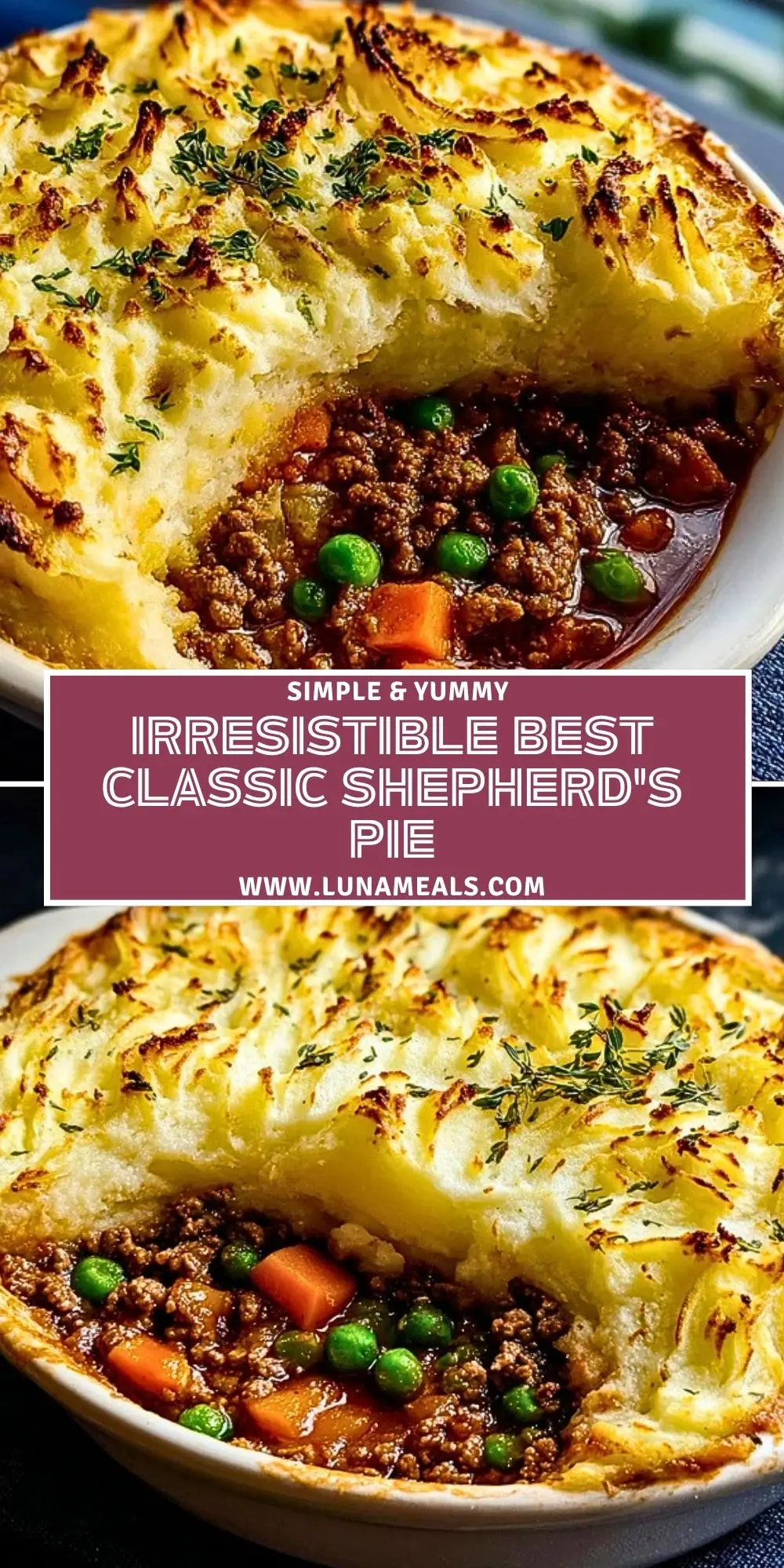 Irresistible Best Classic Shepherd's Pie Pin 1