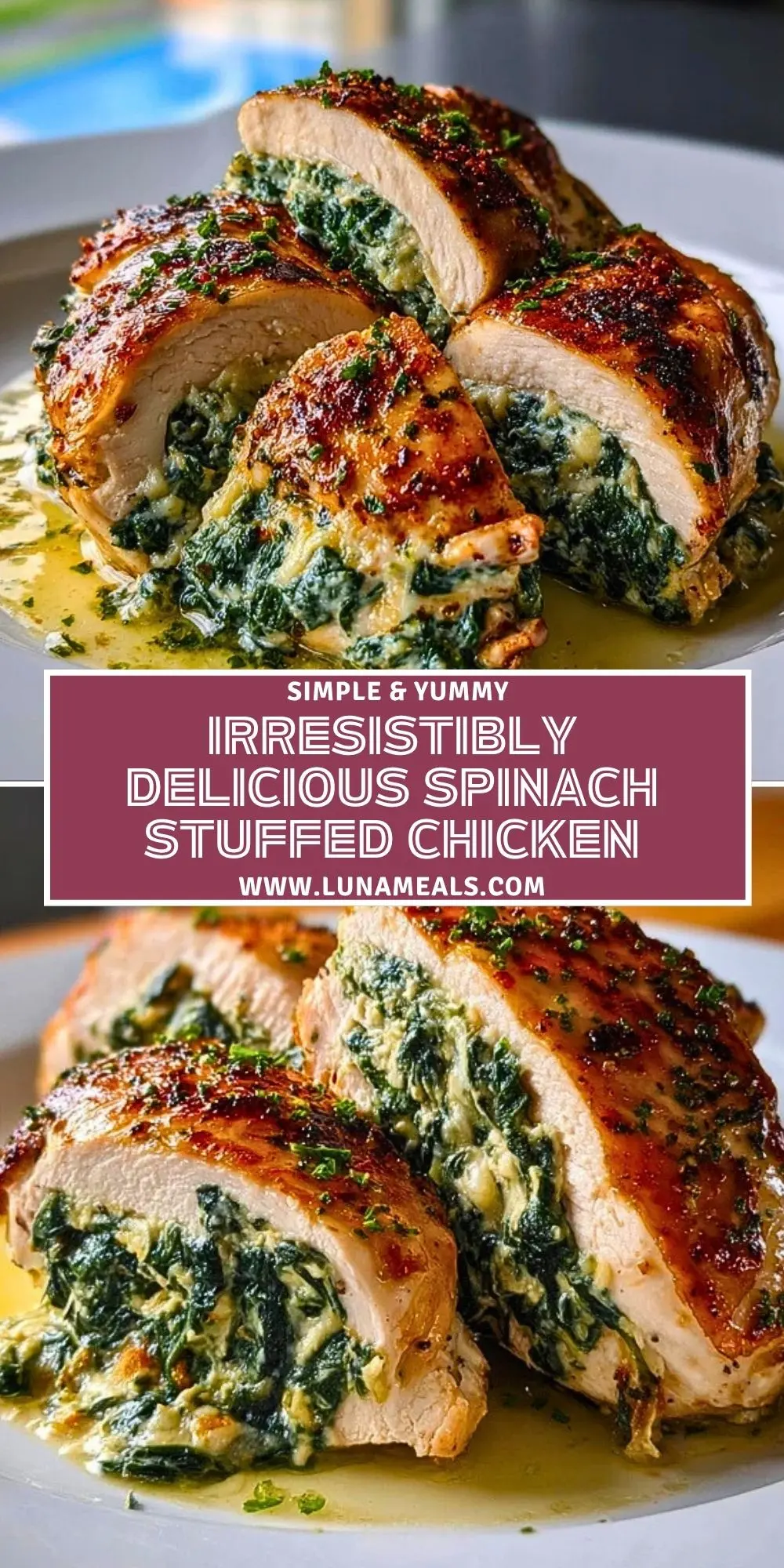 Irresistibly Delicious Spinach Stuffed Chicken (2)