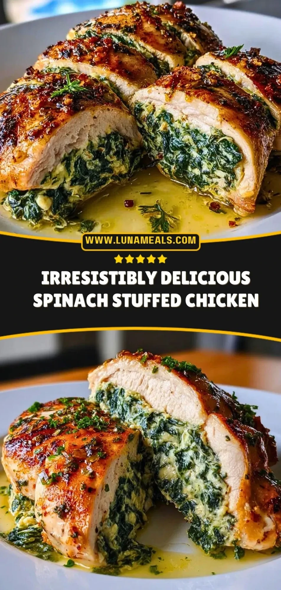 Irresistibly Delicious Spinach Stuffed Chicken (3)