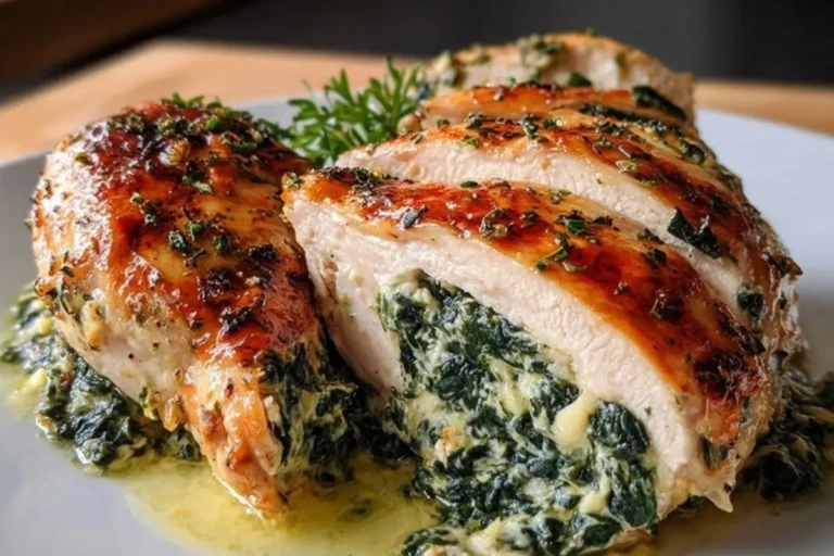 Irresistibly Delicious Spinach Stuffed Chicken