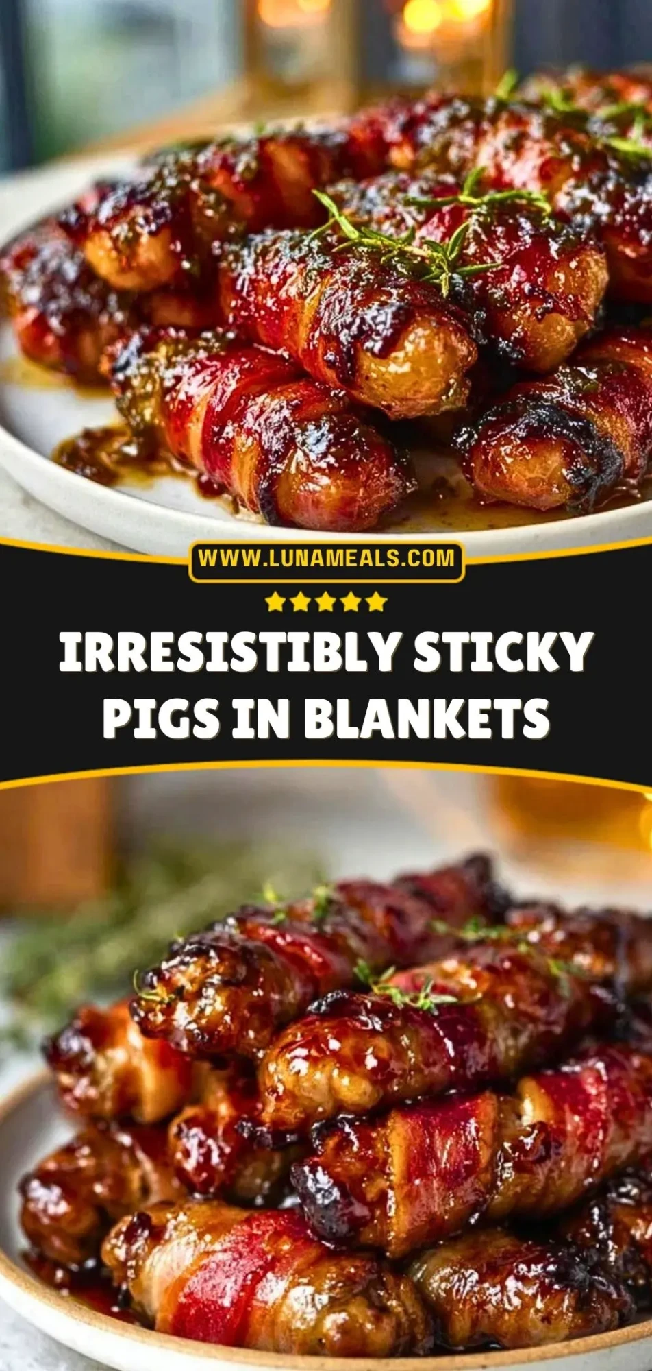 Irresistibly Sticky Pigs In Blankets Pin 2