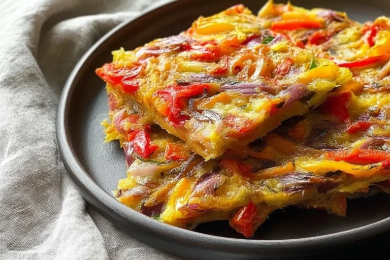 Italian Bell Pepper and Onion Scarpaccia 1