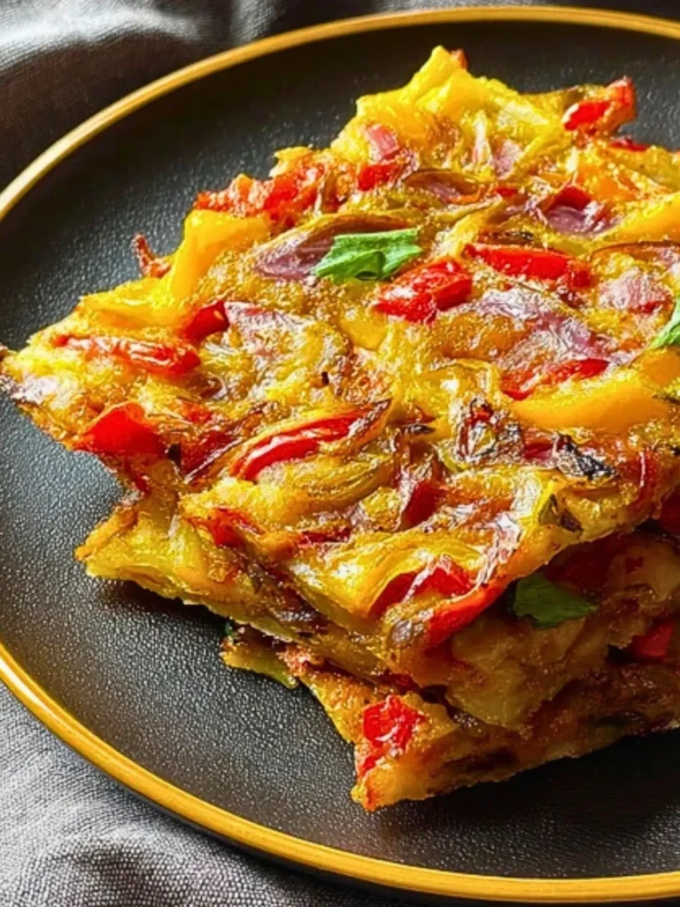 Italian Bell Pepper and Onion Scarpaccia 2