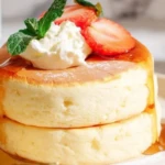 Jiggly Japanese Soufflé Pancakes