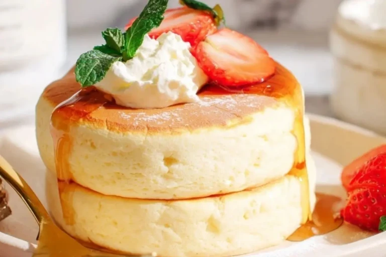 Jiggly Japanese Soufflé Pancakes