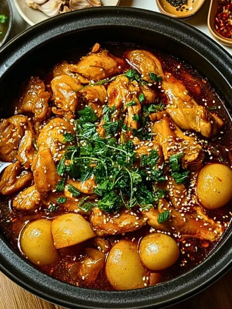Jjimdak Korean Braised Chicken (1)