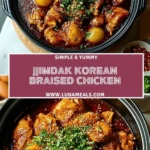 Jjimdak Korean Braised Chicken Pin 1