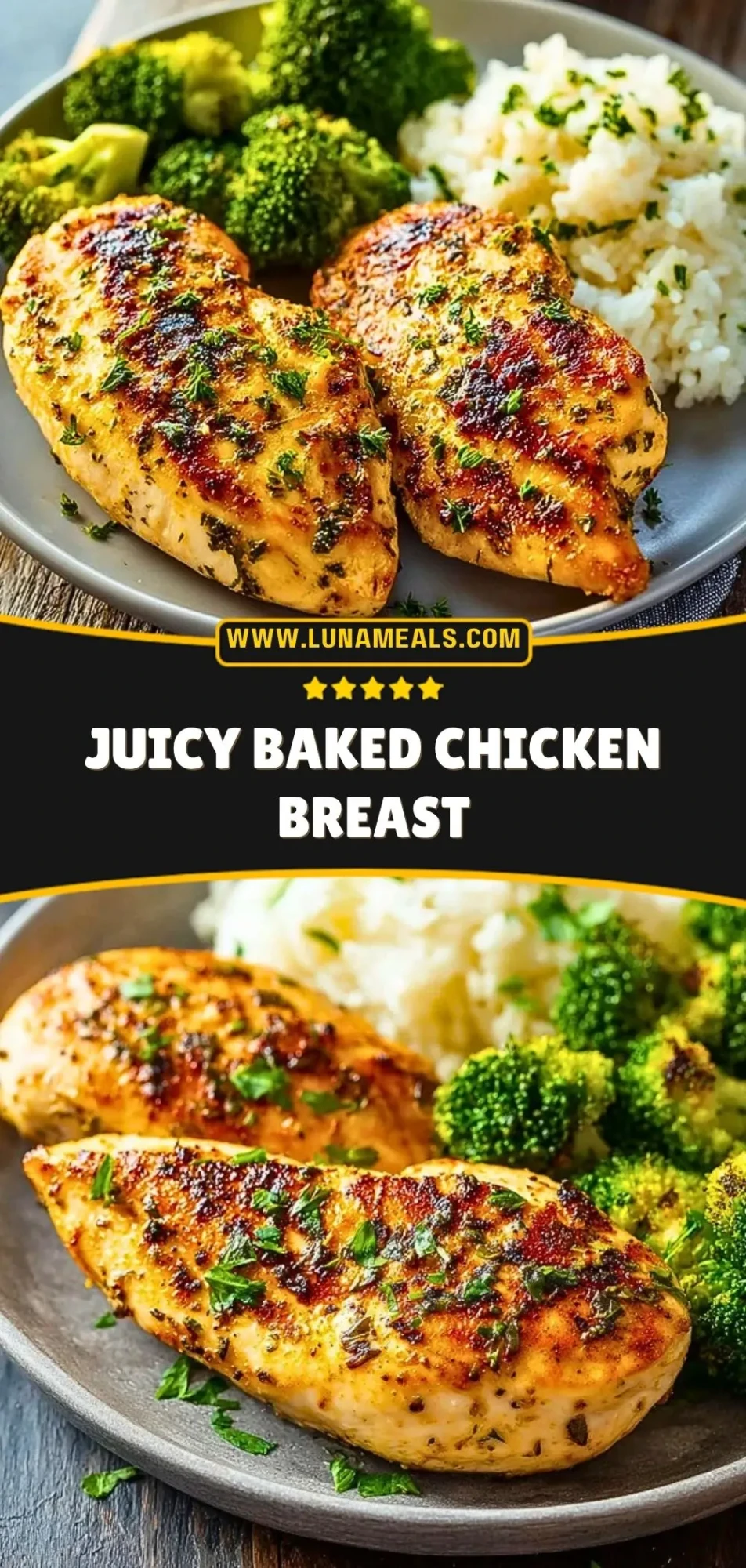 Juicy Baked Chicken Breast Pin 2