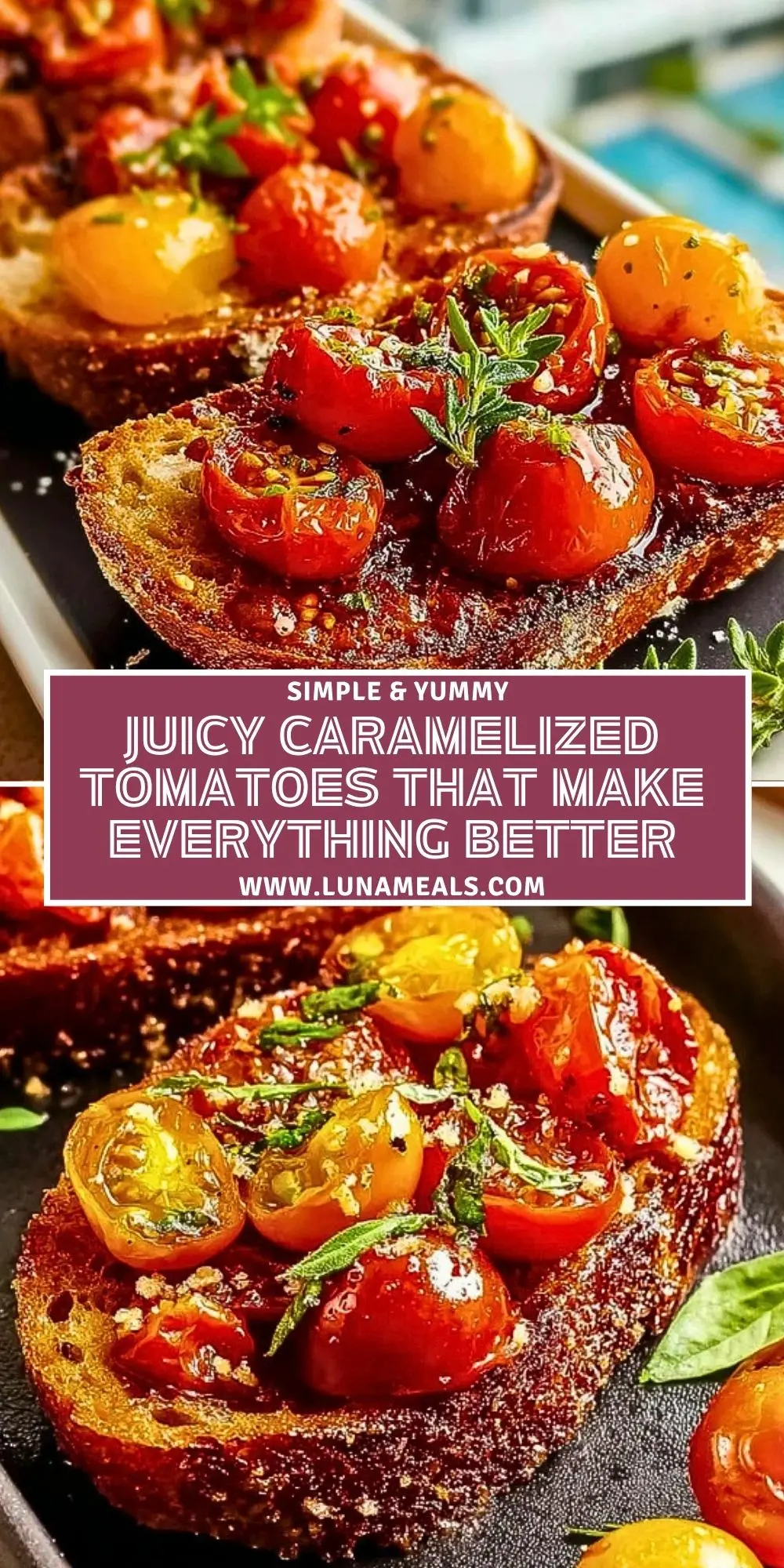 Juicy Caramelized Tomatoes That Make Everything Better Pin 1