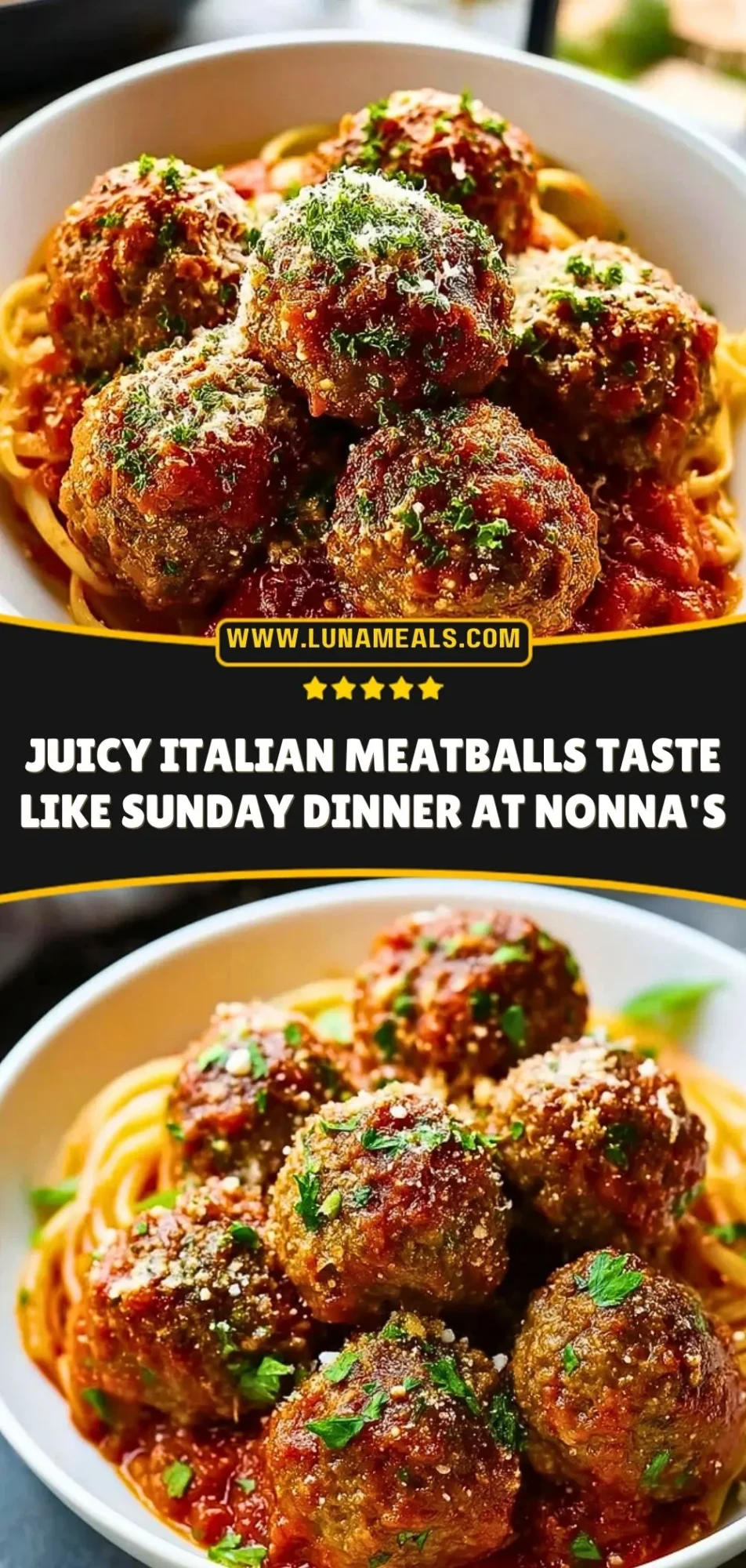 Juicy Italian Meatballs Taste Like Sunday Dinner at Nonna's Pin 2