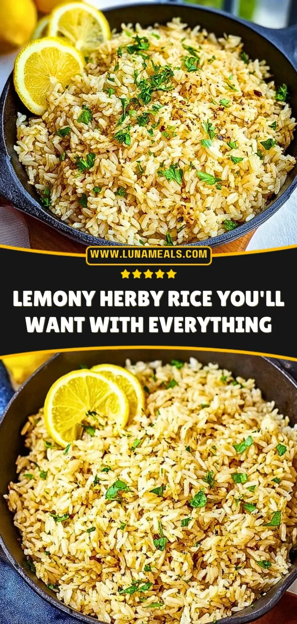 Lemony Herby Rice You'll Want with Everything Pin 2
