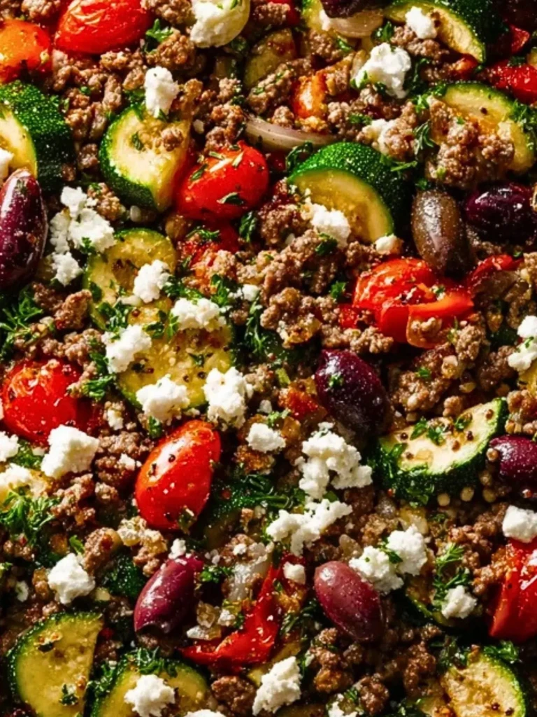 Mediterranean Ground Beef Stir-Fry (1)