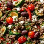 Mediterranean Ground Beef Stir-Fry