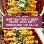 Mouthwatering Beef Enchiladas with Homemade Red Sauce (2)