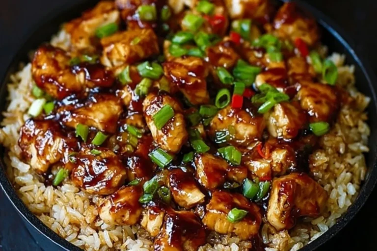One-Pan Bold Honey BBQ Chicken Rice