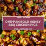 One-Pan Bold Honey BBQ Chicken Rice Pin 1